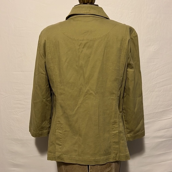 EILEEN FISHER ORGANIC COTTON BLAZER MEDIUM - Picture 8 of 12